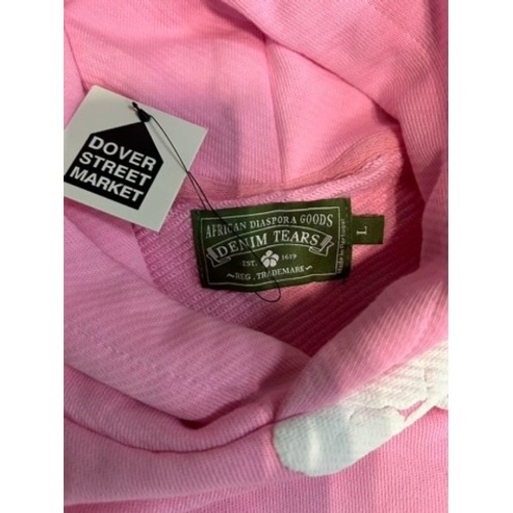Denim Tears Hoodie Pink Medium, & Large - Picture 2 of 5
